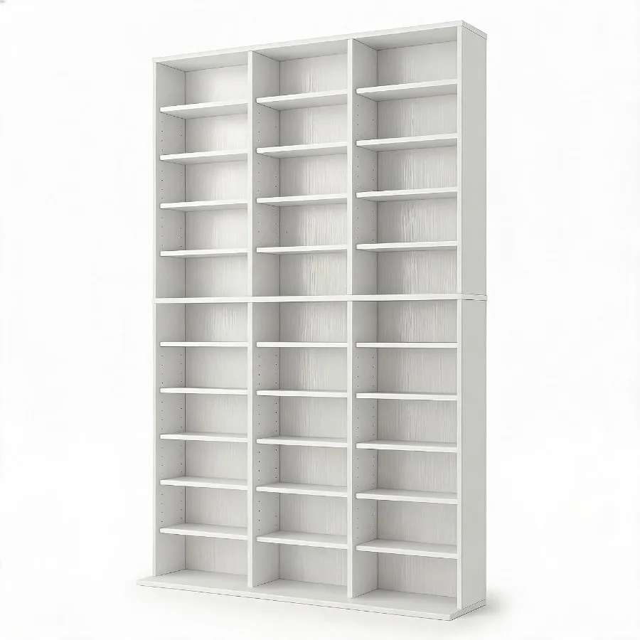 Storage & Organization - Hoge media-opbergkast, boekenkast voor de woonkamer,
