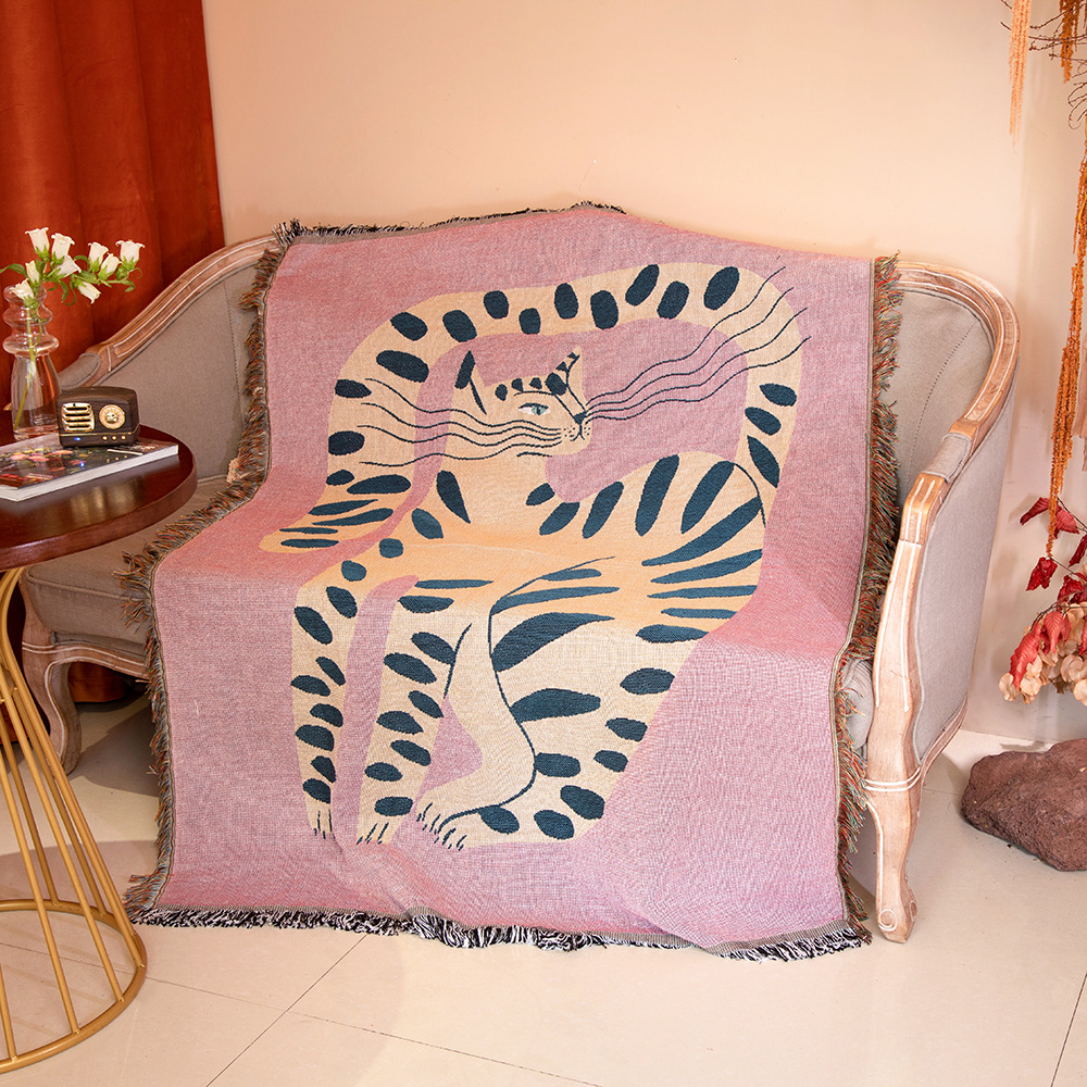 Textiel Stad Ins Roze Meisje K - Boho Throw Blanket Fringe recensie en prijs