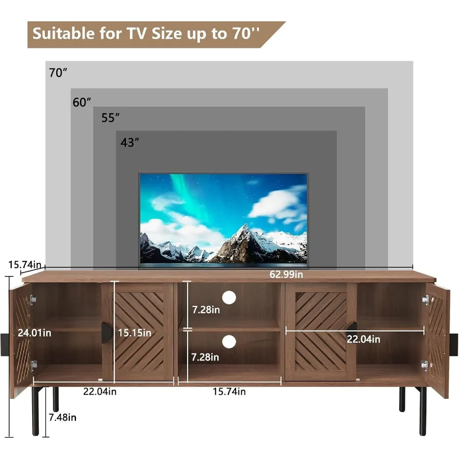 63 cm tv-meubel voor de woonka - Storage & Organization recensie en prijs