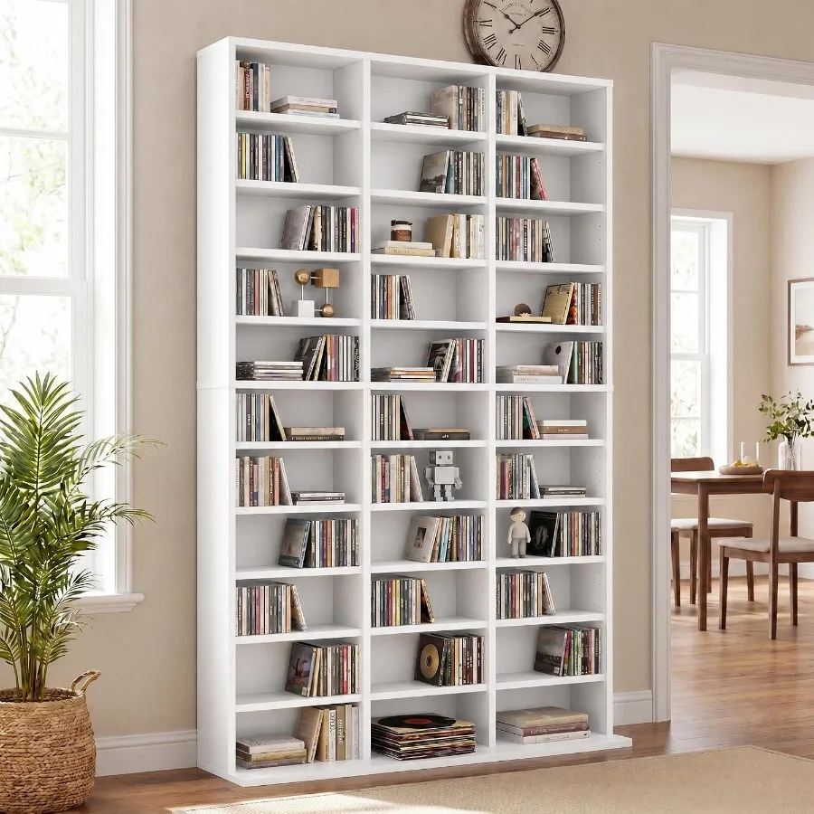Hoge media-opbergkast, boekenk - Storage & Organization recensie en prijs