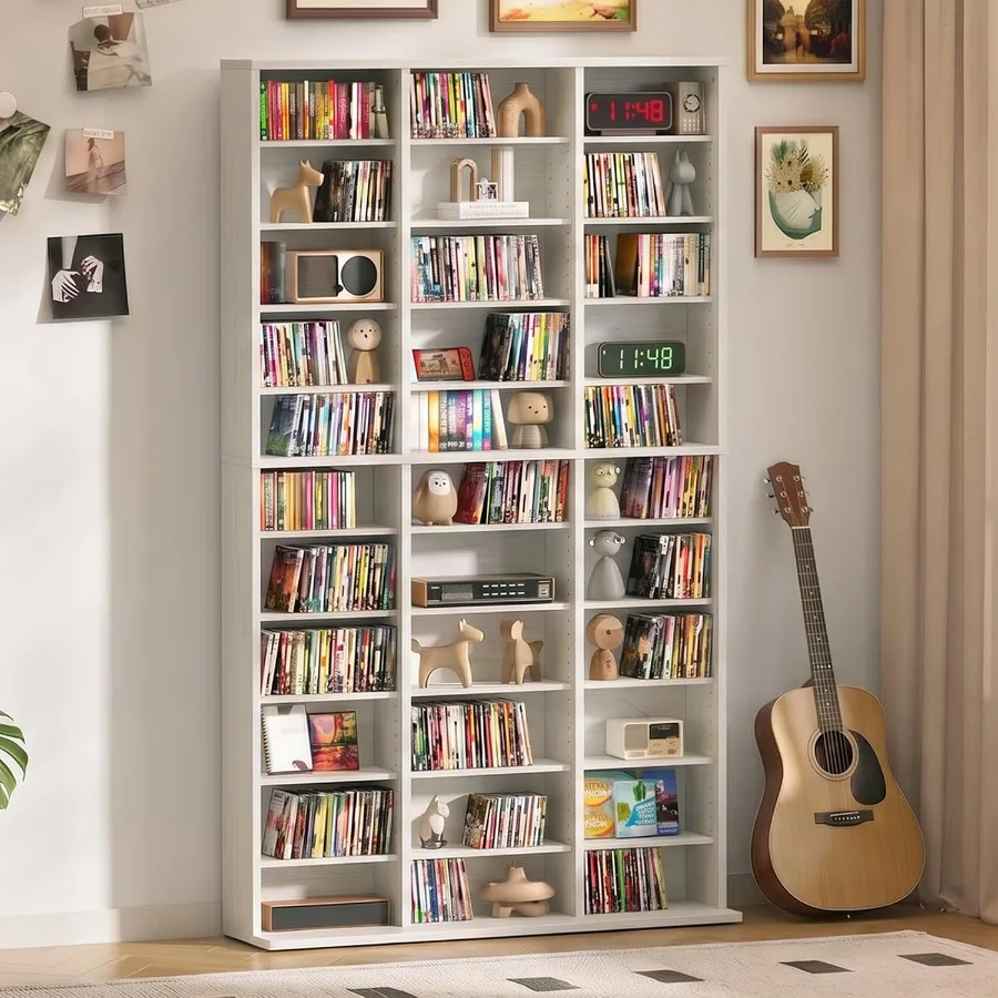 Hoge media-opbergkast, boekenk - Storage & Organization recensie en prijs