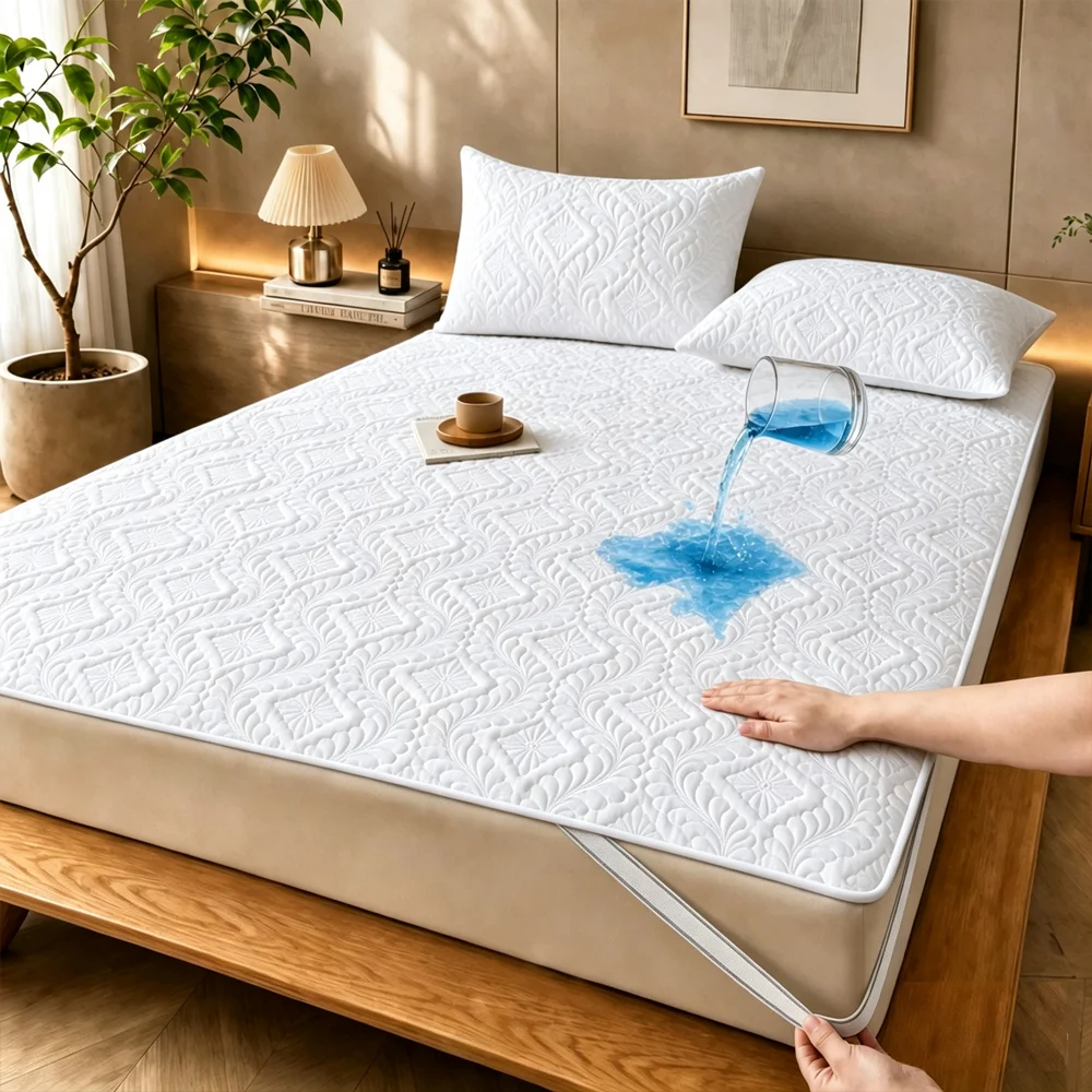 1 stuk, veelkleurige, elastisc - Waterproof Mattress Protector Breathable recensie en prijs