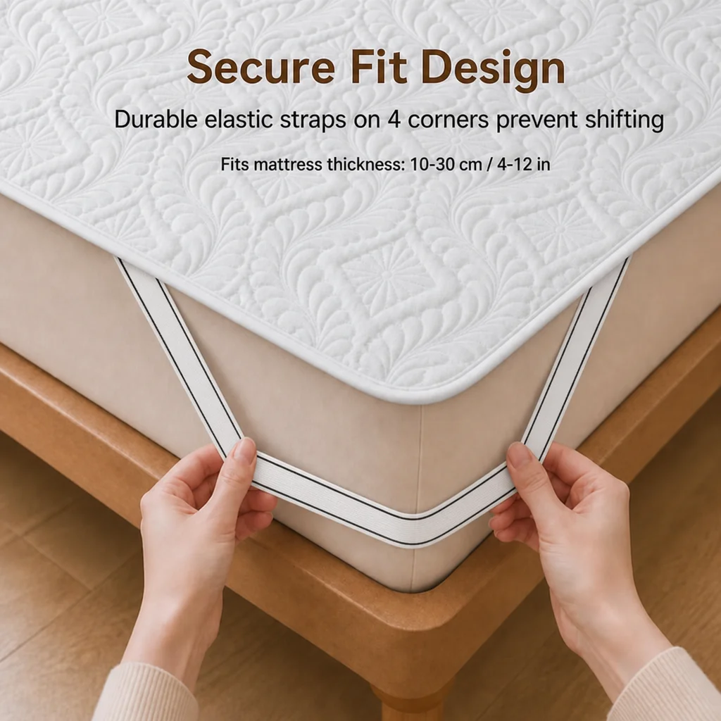 1 stuk, veelkleurige, elastisc - Waterproof Mattress Protector Breathable recensie en prijs