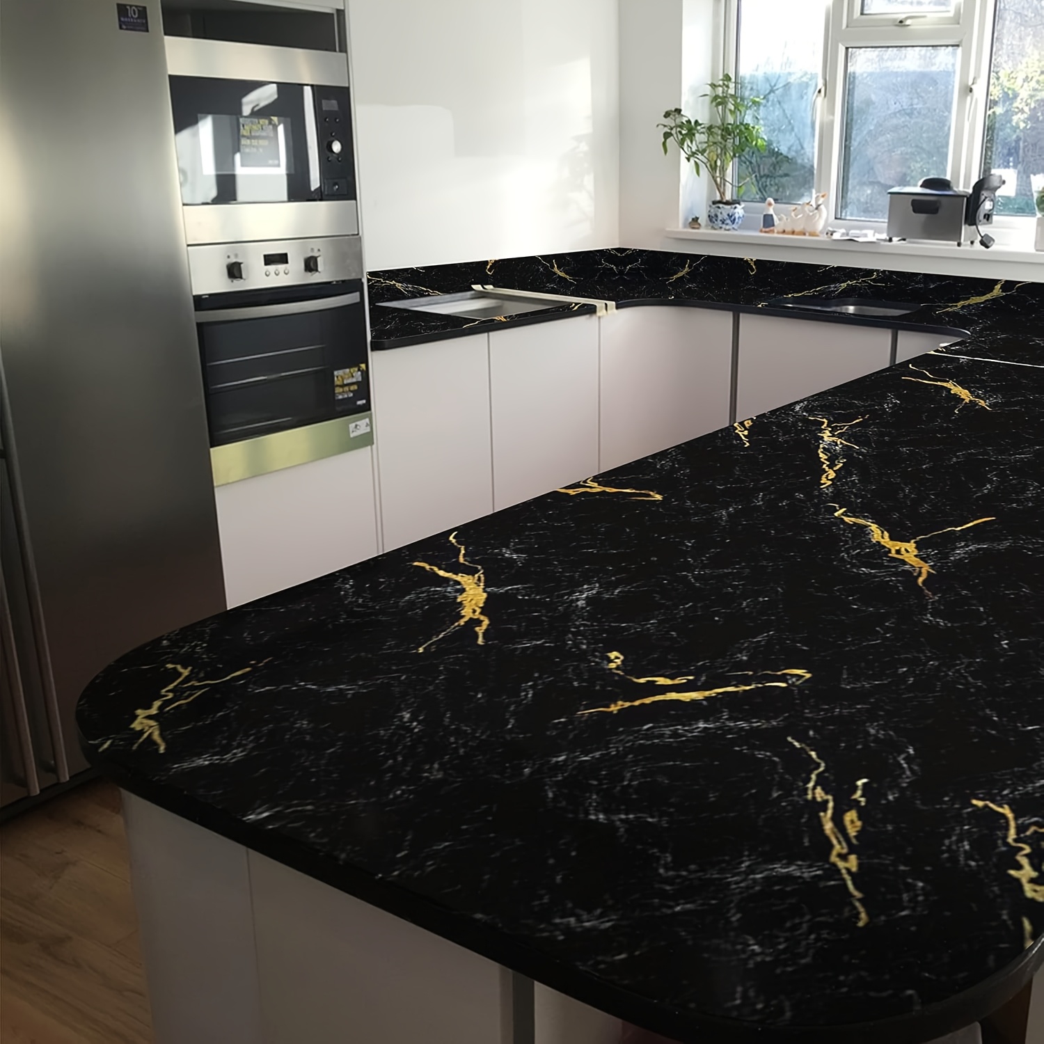 1 stuk luxe zwart marmeren beh - Kitchen recensie en prijs